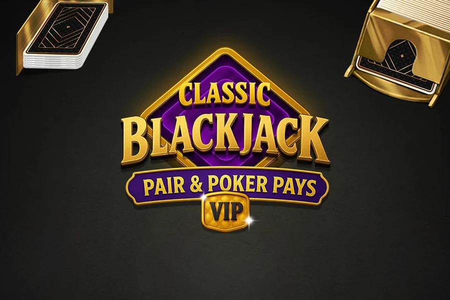Classic Blackjack Pair & Poker Pays VIP